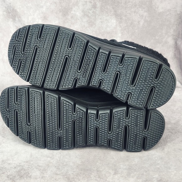 Skechers ‎ Elite Memory Foam Warm Tech Flex Elite Black Boots Womens 8.5 Ankle - Picture 7 of 7